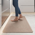YDKGL Kitchen Rugs Kitchen Mats for Floor Non Slip Washable Brown 17"x30" by YDKGL