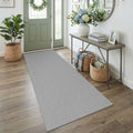 EARTHALL Washable Runner Rug, Non Slip Door Runner, 3x7 Ft, Heather Gray by Unknown
