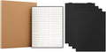 Nispira True HEPA Filter (Small) with 4 Pre-Carbon Filters Compatible with Whirlpool Whispure Air Purifier Models AP150 AP250 AP25030K APR25530L Compared to Part # 1183051 1183051K Small Filter. 1 Set