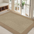BEQHAUSE Indoor Door Mat 32" x 48", Dirt Trapper Door Mats, Beige by BEQHAUSE