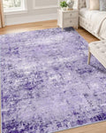 OLANLY 4x6 Washable Area Rug, Soft Non Slip Carpet for Bedroom Living Room by OLANLY