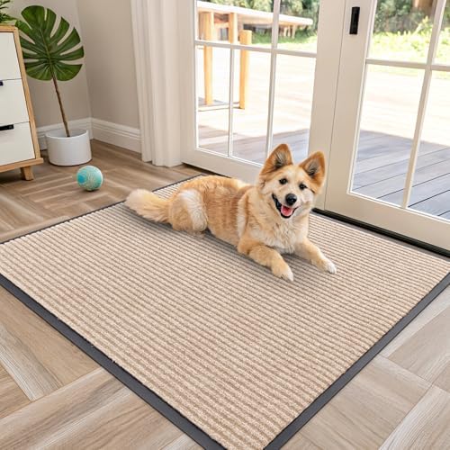 OLANLY Front Door Mat 40x32, Waterproof Heavy-Duty Indoor Outdoor Doormat by OLANLY