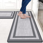 Mattitude Kitchen Mats Set of 2,Cushioned Anti-Fatigue Non-Skid Rug Sets by Mattitude
