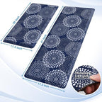 LuxStep Kitchen Mats for Floor,0.47 inch Thicker Cushioned Rug Anti-Fatigue Mats for Kitchen Decor Accessories,Waterproof Non-Slip Mats and Rugs Set for Office,Laundry 17.3"×29"+17.3"×47",Blue - Image 2