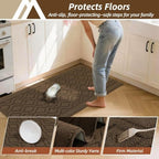 COSY HOMEER Kitchen Rugs Sets of 2 Non-Slip Washable,60x24Inch/35X24Inch - Image 6