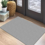 EARTHALL Washable Entryway Rug, Non Slip Doormat, 2x3 Ft, Heather Gray by Unknown