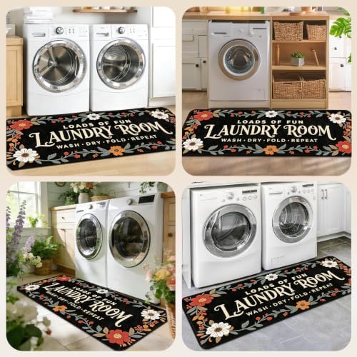 Soft Laundry Room Rug Runner, 20"x60", Washable, Non-Slip Thick Mat - Image 7