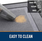 OLANLY Front Door Mat Outside 47x17, All-Season Heavy-Duty Rubber Doormat - Image 5