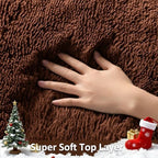 Ophanie 8x10 Brown Area Rugs for Living Room,Large Shag Bedroom Carpet,Big Indoor Thick Soft Shaggy Nursery Rug,Fluffy Carpets for Boy and Girls Room Dorm Decor Aesthetic with Over 99 pcs Pile fibers - Image 2