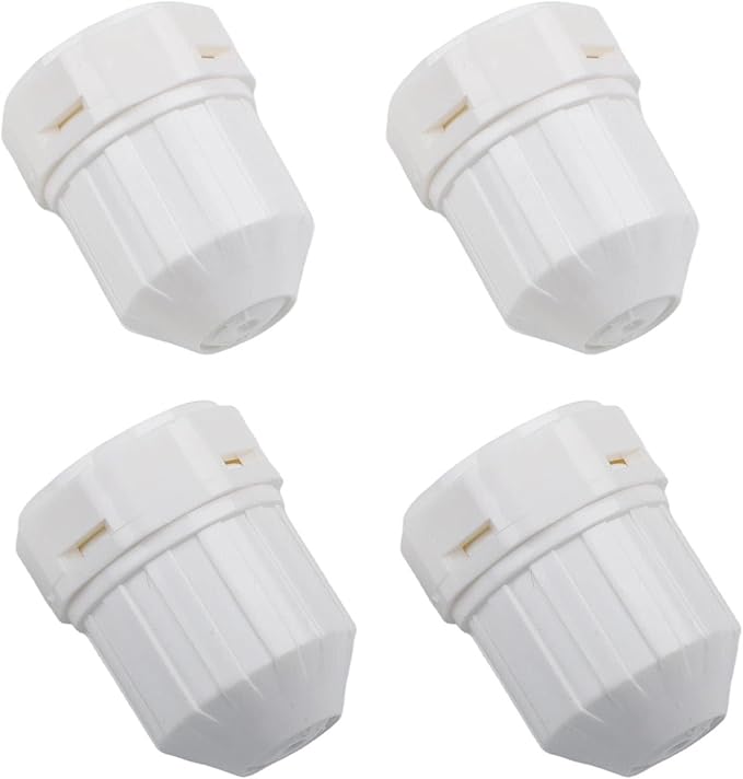 Water Distributor Regulating Cap M30x1.5 Thread for Floor Heating Manifold and Radiator Thermostat 4-Pack Plastic Temperature Control Valve Accessory