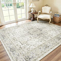 Lofus 5x7 Beige Area Rugs for Bedroom Living Room, Vintage Boho Carpet by Lofus