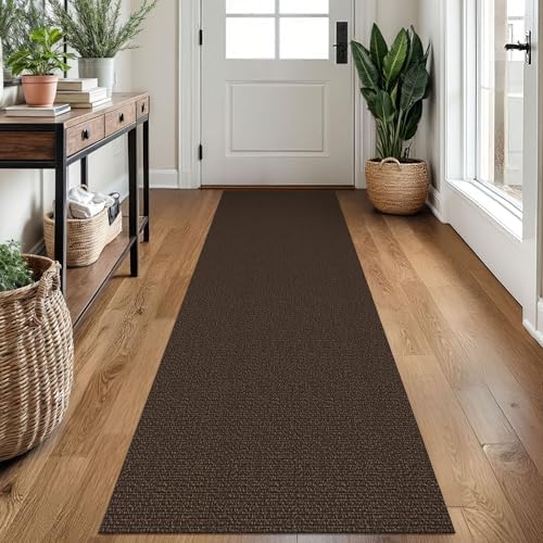 EARTHALL Washable Runner Rug, Non Slip Kitchen Rug, 2x7 Ft, Brown/Coffee by Unknown