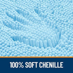 OLANLY Large Bathroom Rugs 59x35, Extra Soft Absorbent Chenille Bath Rugs - Image 3