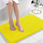 OLANLY Small Bathroom Rugs 24x16, Extra Soft Absorbent Chenille Bath Rugs by OLANLY