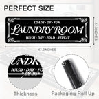 Non-Slip Laundry Room Rug Runner, Farmhouse Washable Laundry Mat - Image 2