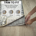 Mohawk Home Non Slip Rug Pad 2' x 12' - 1/2" Thick Felt + Latex Rubber Gripper - Dual Surface Cushion for Hardwood, Carpet, Tile Floors, Made in USA - Image 2