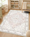 OLANLY 3x4 Washable Accent Rug, Soft Non Slip Carpet for Entryway Bedside by OLANLY