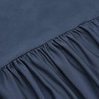 Amazon Basics Lightweight Ruffled Bed Skirt, Classic Style, Machine Washable, Fade and Wrinkle Resistant, 100% Microfiber with 16" Drop, Queen, Navy Blue - Image 3