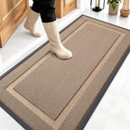 OLANLY Front Door Mat Outside 47x23, All-Season Heavy-Duty Rubber Doormat by OLANLY