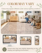 OLANLY 2'6"x14' Washable Runner Rug, Non Slip Carpet for Hallway Kitchen - Image 2