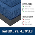 OLANLY Front Door Mat Outside 33x21, All-Season Heavy-Duty Rubber Doormat - Image 3
