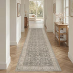 2'6''x8' Hallway Washable Runner Rug: Kitchen Carpet Warm Taupe - Image 7