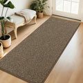 BEQHAUSE Dirt Trapper Door Mat 32" x 72", Non-Slip Washable Doormats, Brown by BEQHAUSE