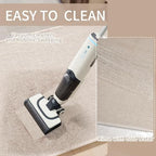 YDKGL Kitchen Mat Kitchen Rugs Sets of 2 PCS Non Slip Beige 17"x30"+17"x47" - Image 4