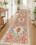 OLANLY 2'6"x14' Washable Runner Rug, Non Slip Carpet for Hallway Kitchen by OLANLY