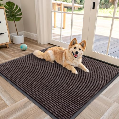 OLANLY Front Door Mat 40x32, Waterproof Heavy-Duty Indoor Outdoor Doormat by OLANLY
