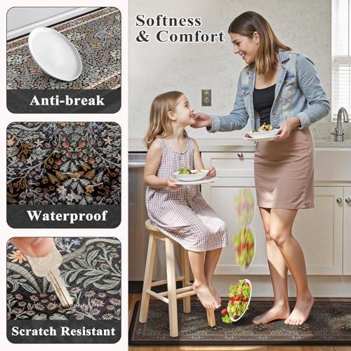 Collive Kitchen Floor Mats Cushioned Anti Fatigue, Washable Padded Sink Rug - Image 6