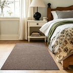3x5 Coffee/White Area Rug Washable Non-Slip Soft Thin for Bedroom Kitchen - Image 4