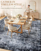 OLANLY 9x12 Washable Area Rug, Soft Non Slip Carpet for Bedroom Living Room - Image 3