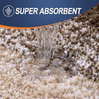 OLANLY Bathroom Rugs Mat 34x21, Extra Soft Absorbent Microfiber Bath Rugs - Image 4