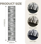 2x10 Runner Rug Non Slip,Washable Hallway Runner Rug,Black - Image 2