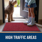 OLANLY 2-Pack Front Door Mats 35x23, Waterproof Heavy-Duty Doormats - Image 7