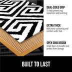 Gorilla Grip Original Extra Strong Rug Pad Gripper, Made in USA, Thick Slip and Skid Resistant Pads for Area Rugs on Hard Floors, Under Carpet Mat Cushion and Hardwood Floor Protection, 2x4 FT - Image 2