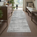 2x6 Runner Rug Non Slip,Washable Hallway Runner Rug,Grey by Restydon