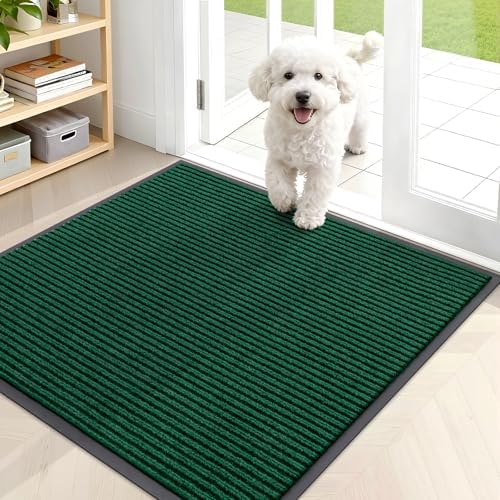 OLANLY Front Door Mat 35x30, Waterproof Heavy-Duty Indoor Outdoor Doormat by OLANLY