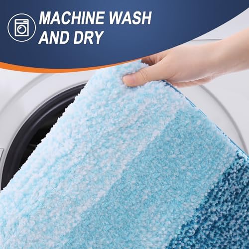 OLANLY Bathroom Rugs Mat 30x20, Extra Soft Absorbent Microfiber Bath Rugs - Image 6