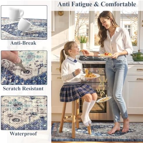 Collive Anti Fatigue Mats for Kitchen Floor, Cushioned Kitchen Floor Mats - Image 6