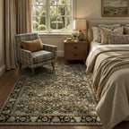 5x7 Area Rug for Living Room, Non-Slip Washable Large Carpet, Mocha Brown - Image 3