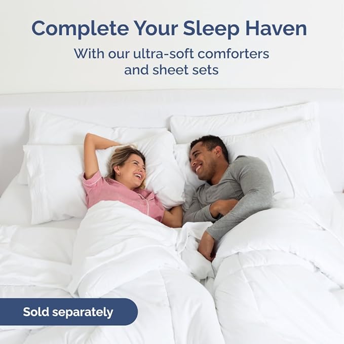 Wrap Around Dust Ruffle Bed Skirt - Black - for King Size Beds w/ 14 Inch Drop - Easy Fit Elastic Strap - Adjustable Pleated Bedskirt w/Brushed Fabric, Wrinkle & Fade Free Women, Men, Kids & Teens