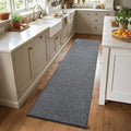 2x6 Black/White Runner Rug Washable Non-Slip for Kitchen Hallway Bathroom by Unknown