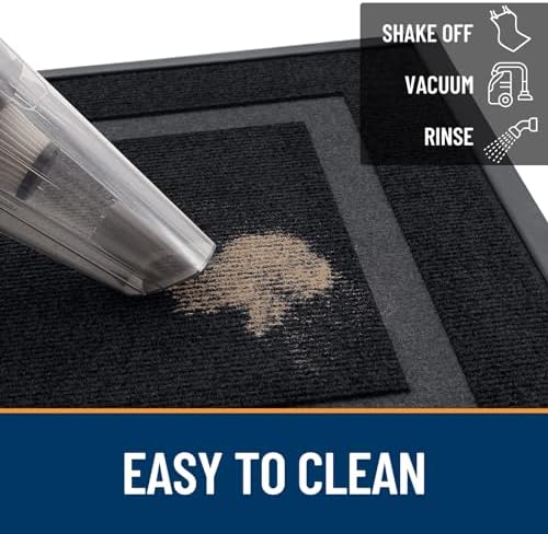 OLANLY Front Door Mat Outside 47x23, All-Season Heavy-Duty Rubber Doormat - Image 6