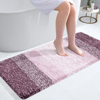 OLANLY Bathroom Runner Rug 40x20, Extra Soft Absorbent Microfiber Bath Rugs by OLANLY