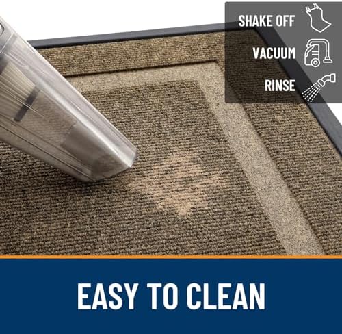 OLANLY Front Door Mat Outside 33x21, All-Season Heavy-Duty Rubber Doormat - Image 6