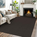 EARTHALL Washable Area Rug, Non Slip Living Room Rug, 5x7 Ft, Taupe/Coffee by Unknown