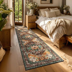 Yamaziot Washable Runner Rug, 2x7 Non-Slip Boho Vintage Hallway Kitchen Rug - Image 6
