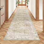 2x7 Runner Rug Non Slip,Washable Hallway Runner Rug,Brown - Image 3